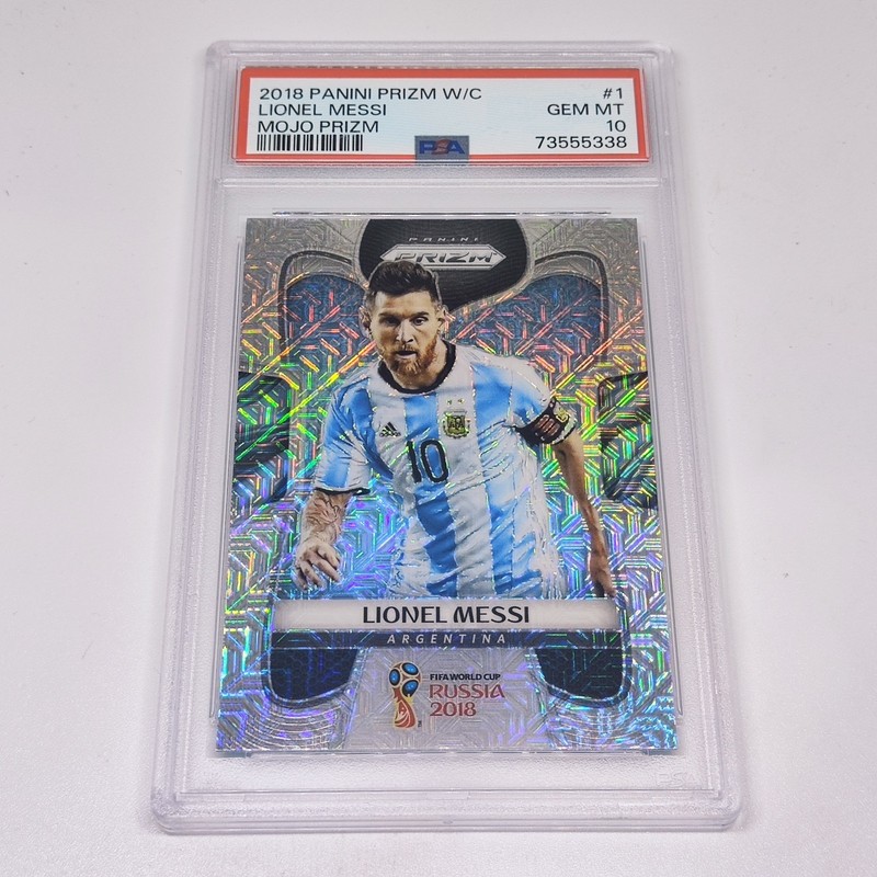 2018 Panini Prizm World Cup Prizms Mojo #1 LIONEL MESSI PSA 10!!