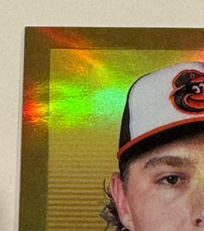 2025 Topps Chrome Platinum Gunnar Henderson True Gold Refractor Auto /50 CPA-GH view 2
