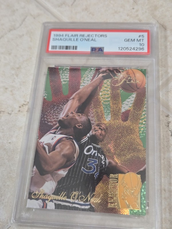 1994 FLAIR REJECTORS #5 SHAQUILLE O'NEAL PSA 10 Rare Low Pop Count SHAQ ONEAL