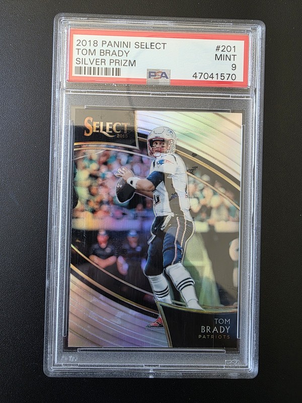 2018 Tom Brady Select Silver PSA 9 GOAT 🔥🔥🔥🔥🔥