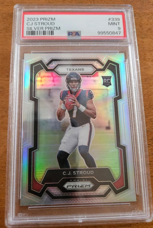 2023 Prizm C.J. Stroud Silver Prizm #339 PSA 9 (ROOKIE)