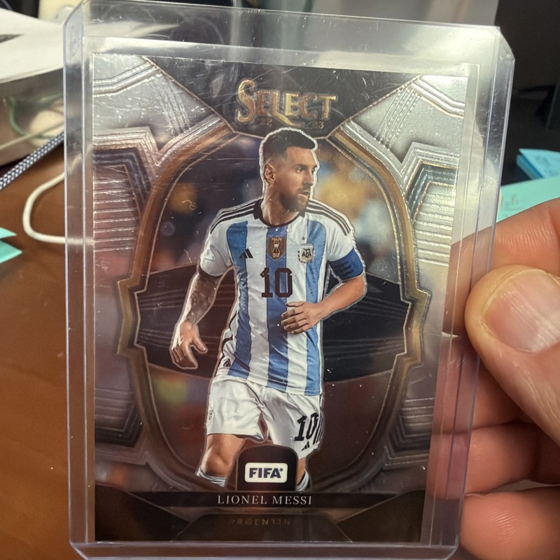 2022-23 Panini Select Terrace FIFA #4 LIONEL MESSI Argentina World Cup 🔥📈