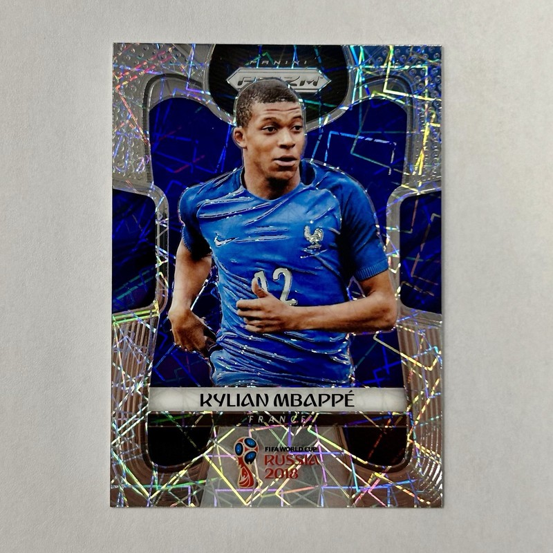 2018 Panini Prizm World Cup Kylian Mbappe #80 Lazer Prizm SP France