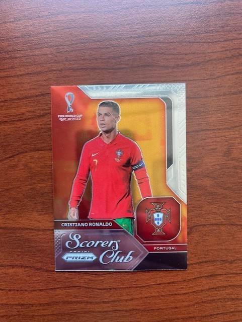 Cristiano Ronaldo 2022 Panini Prizm World Cup Qatar Scorers Club #7 Portugal