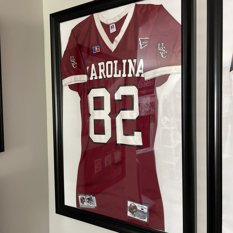 South Carolina Gamecocks Football Game Used Troy Williams Jersey & Signed Cards