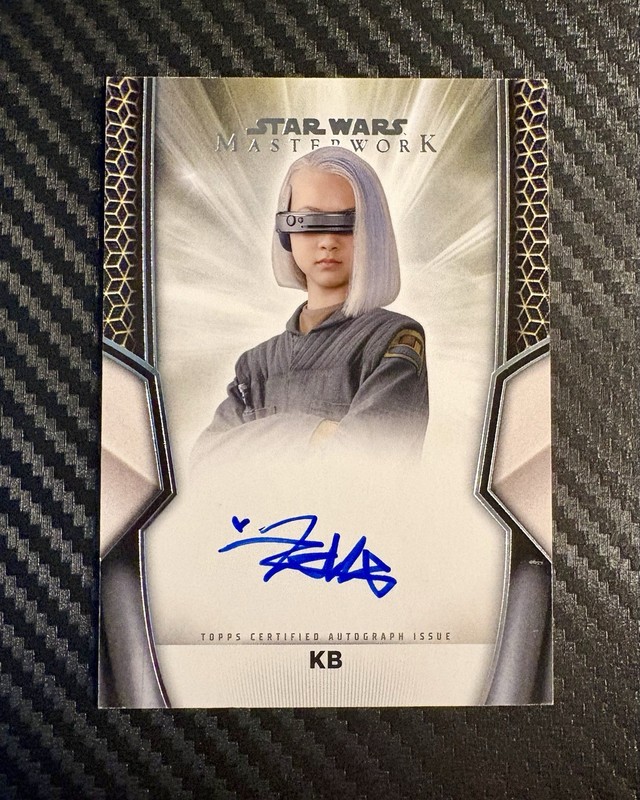 2025 Topps Star Wars Masterwork - Kyriana Kratter Auto as KB #A-KB view 1