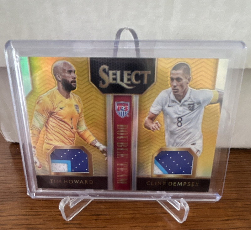 Panini 2015-16 Select Dempsey Howard Double Team Gold Prizm Patches /10 USA