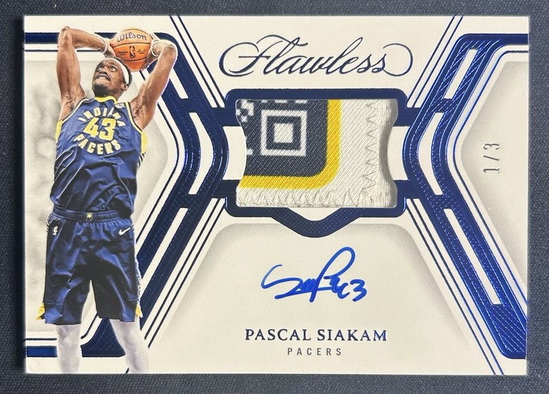 Pascal Siakam 2024-25 Flawless Prime Materials Amethyst Patch Auto /3 #SPM-PSP