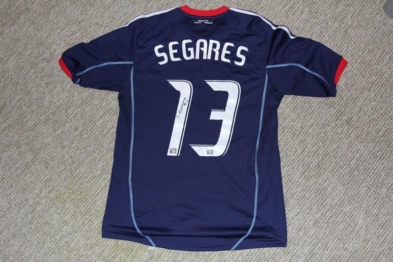 Chicago Fire 2012 Game/Match Used/Worn MLS Adidas Soccer Jersey - Segares, Auto. view 2