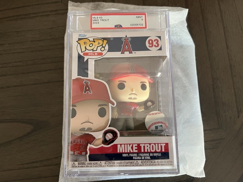 PSA 9 Funko Pop! Vinyl: Mike Trout #93