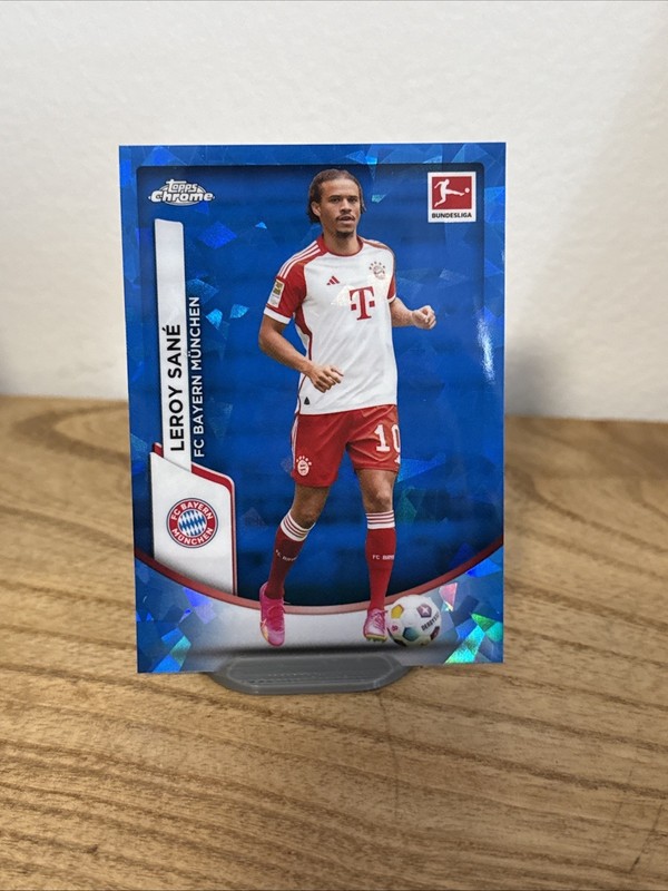 Leroy Sane 2023-24 Topps Chrome Bundesliga Sapphire #84
