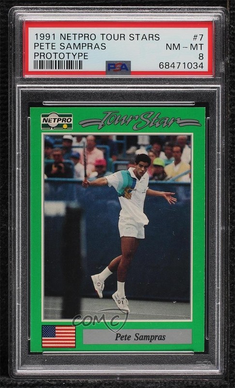 1991 NetPro Tour Stars Prototype Pete Sampras #7 Rookie RC HOF 0jk3