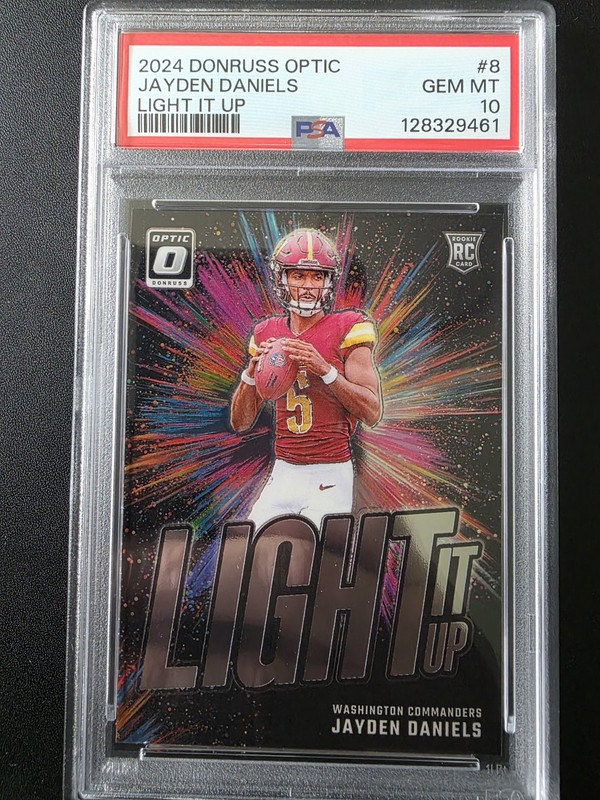 2024 Jayden Daniels Optic Light It Up Rookie PSA 10 🔥🔥🔥🔥🔥