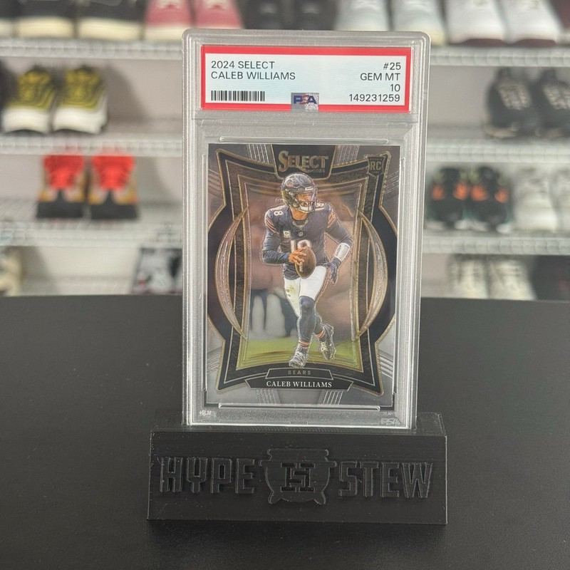 2024 Panini Select Caleb Williams #25 PSA 10 view 1