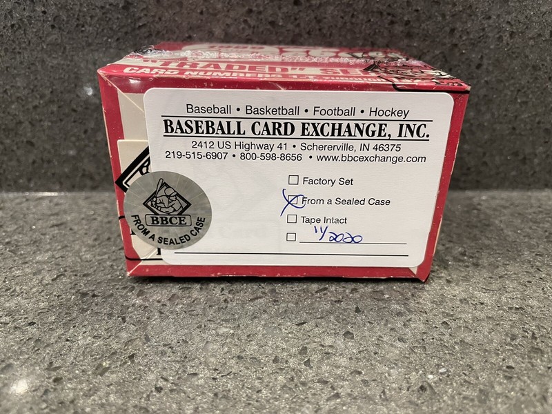 1989 Topps Traded Sealed BBCE FASC Baseball Set - Ken Griffey Jr Randy Johnson view 2
