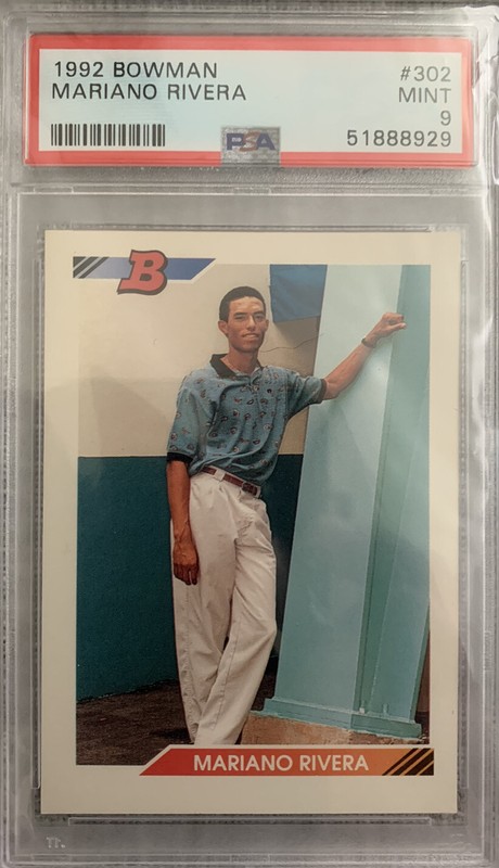 1992 BOWMAN MARIANO RIVERA PSA 9