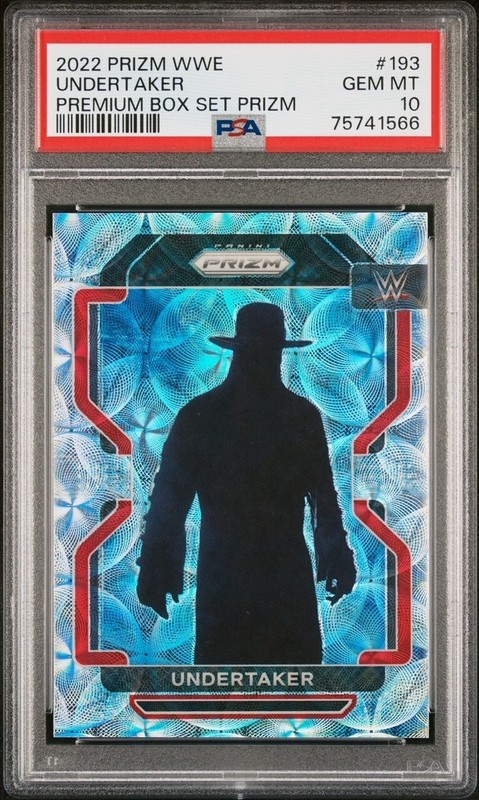 2022 Panini Prizm WWE The Undertaker Premium Box Scope Prizm /199 PSA 10 HOF!