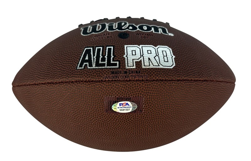 Andre Reed autographed signed inscribed football NFL Buffalo Bills PSA COA view 2