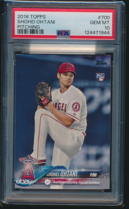PSA 10 SHOHEI OHTANI/OTANI 2018 TOPPS PITCHING LA Angels Rookie Card RC GEM MINT
