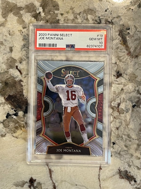2020 Select Joe Montana #19 PSA 10