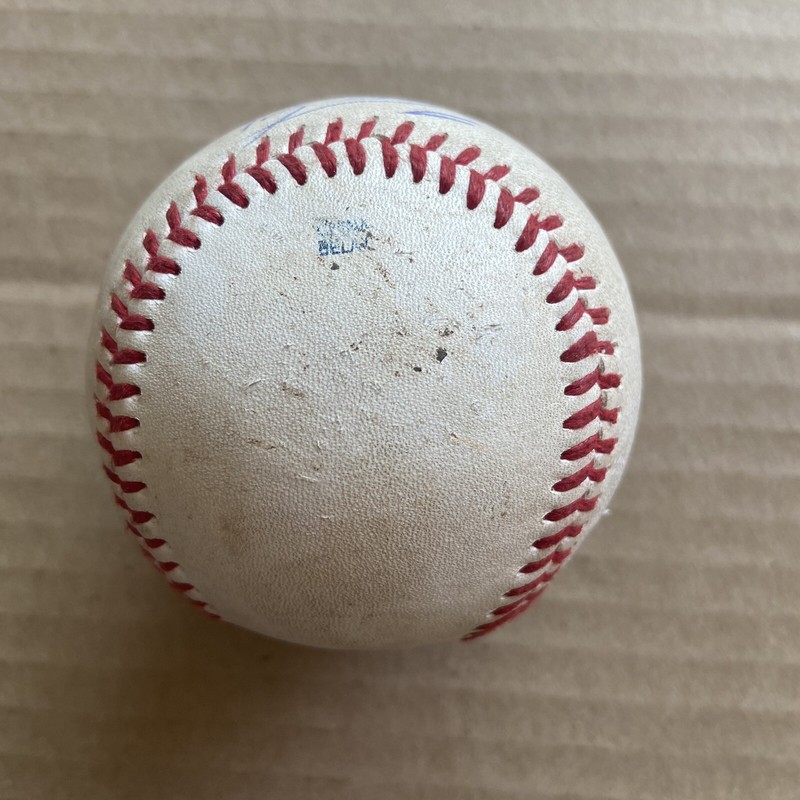 Autographed Baseball Game Used DASAN BROWN Toronto Blue Jays Ball Signed Auto view 2