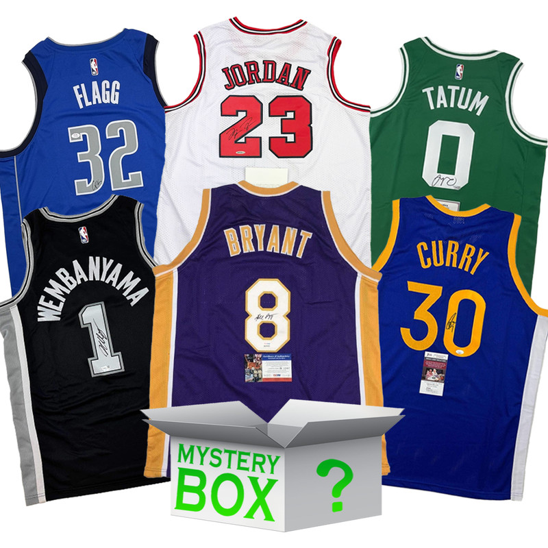 High Roller Autographed/Signed Basketball Jersey Mystery Box PSA JSA BAS COA