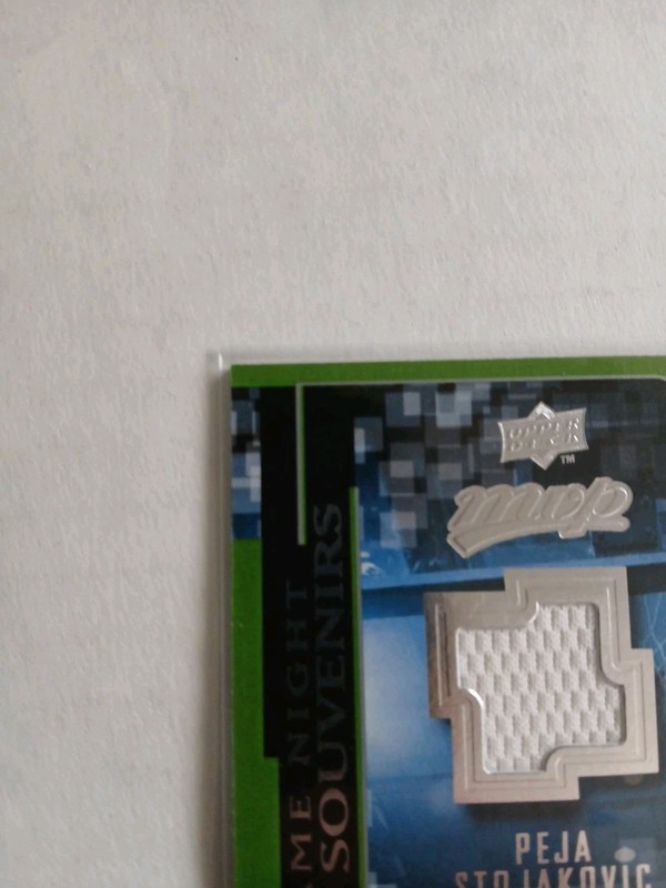 Game Used Memorabilia Jersey Card Peja Stojakovic 2008-09 #GN-PS Upper Deck MVP view 2
