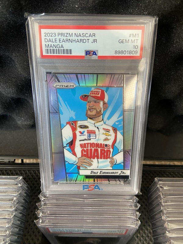 2023 Panini Prizm Nascar Manga Dale Earnhardt Jr. SSP PSA 10 Pop 13
