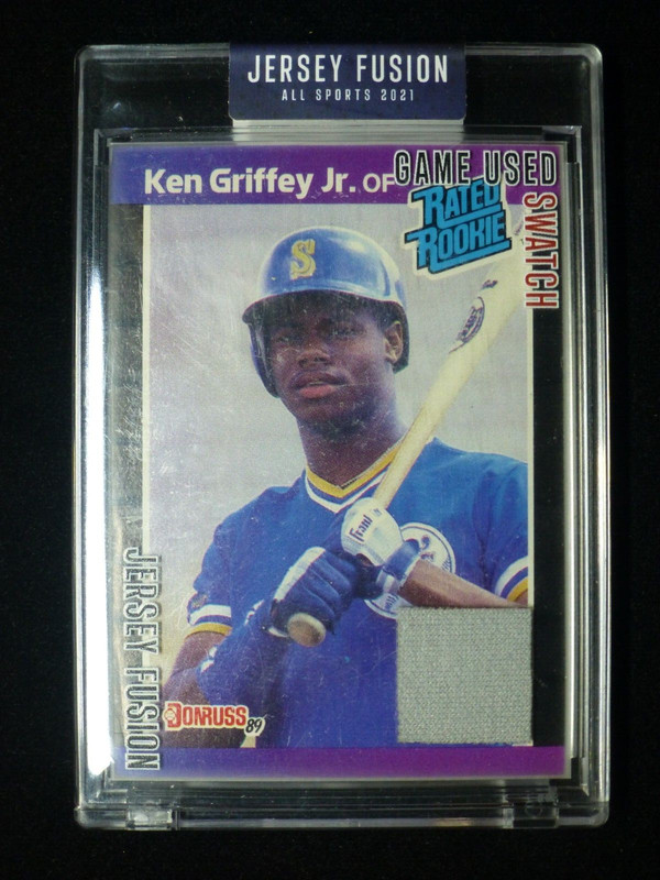 2021 Game Used Jersey Fusion 1989 Donruss RC Rookie Ken Griffey Jr.