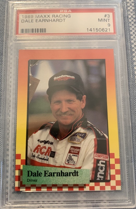 1989 MAXX RACING DALE EARNHARDT #3 PSA 9 MINT