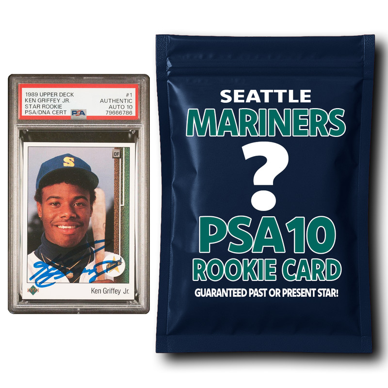 Seattle Mariners PSA 10 Graded Rookie Card Mystery Pack