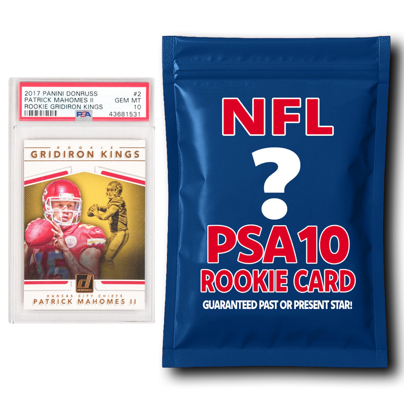 NFL PSA 10 Graded Rookie Card Mystery Pack