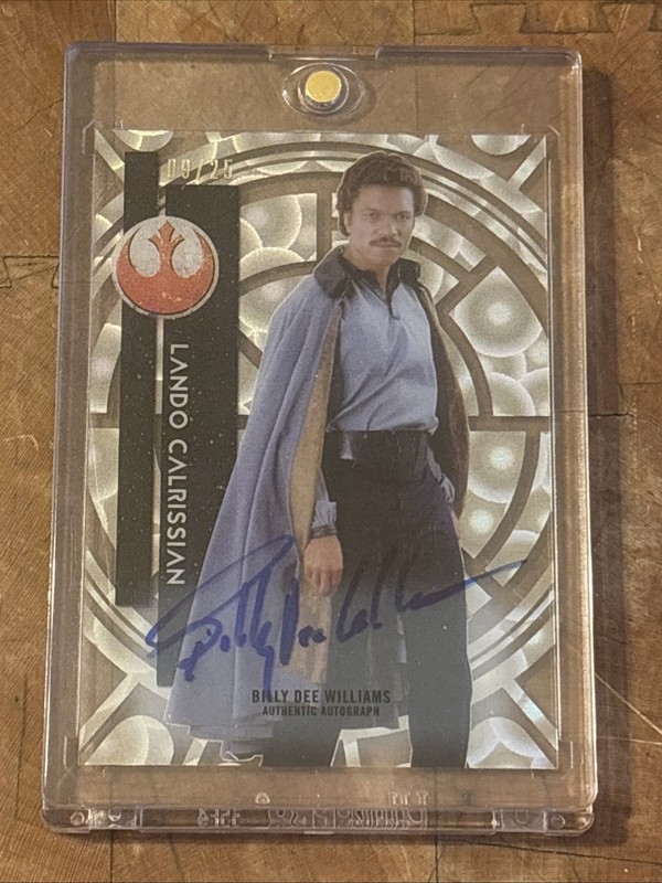 Billy Dee Williams as Lando Calrissian 2015 Topps Star Wars High Tek Auto /25