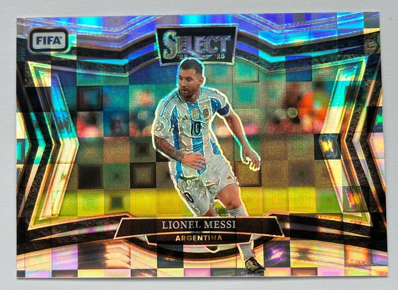 Lionel Messi 2024-25 Panini Select Fifa - Field Level #244 Pandora Prizm