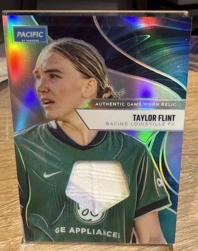 Taylor Flint 2025 Parkside NWSL Pacific GAME USED MATCH WORN Jersey Relic