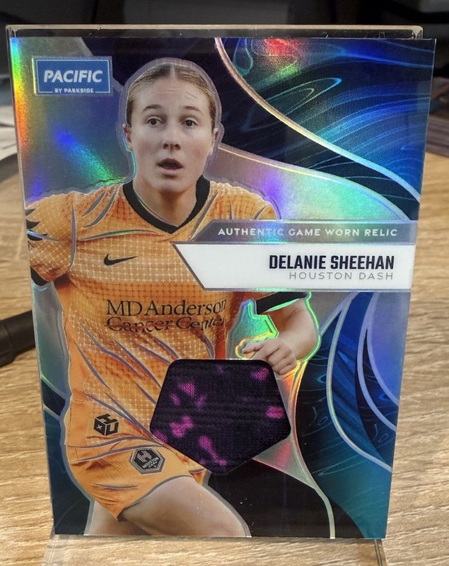 Delanie Sheehan 2025 Parkside NWSL Pacific GAME USED MATCH WORN Jersey Relic