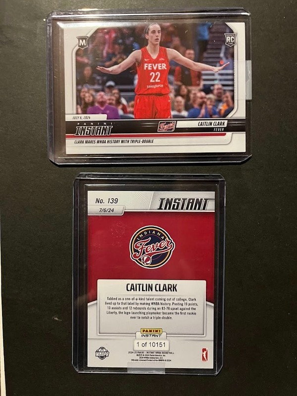 2024 Panini Instant WNBA #139 Caitlin Clark Rookie