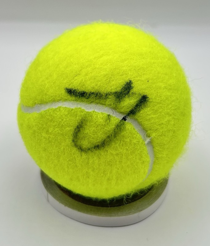 Jannik Sinner Signed US Open Tennis Ball Autographed Australian PSA/DNA COA view 2