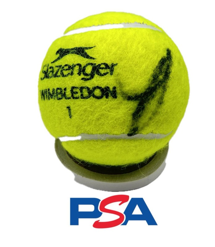 Jannik Sinner Signed Wimbledon Tennis Ball Autographed Australian PSA/DNA COA