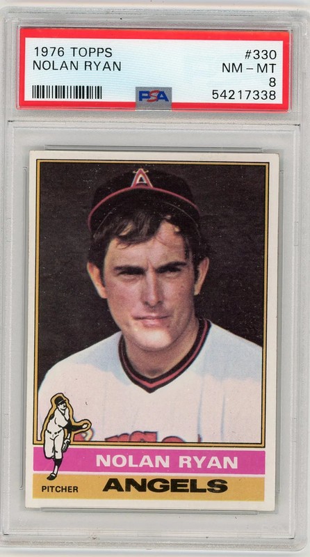 1976 Topps Nolan Ryan #330 PSA 8