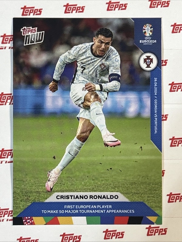 Topps NOW UEFA EURO 2024 Cristiano Ronaldo #31 ~ Portugal