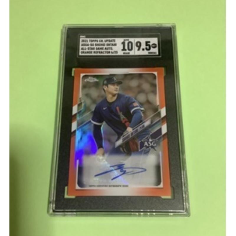 Shohei Ohtani 2021 Bowman Chrome Auto All-Star Game W Pitcher /25 Card