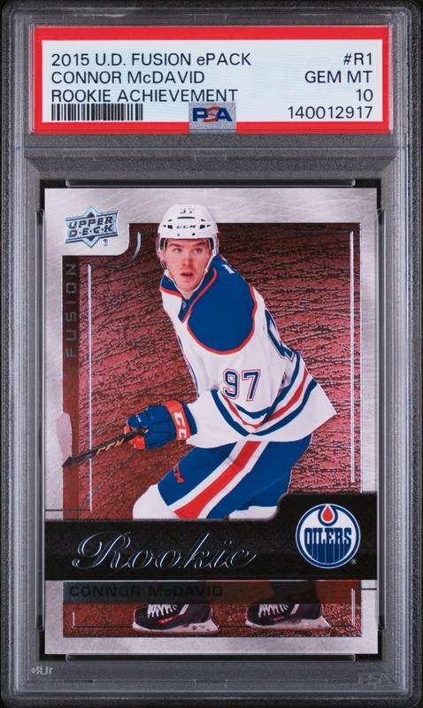 2015 Upper Deck Fusion Achievement Connor McDavid #R1 PSA 10 #2917