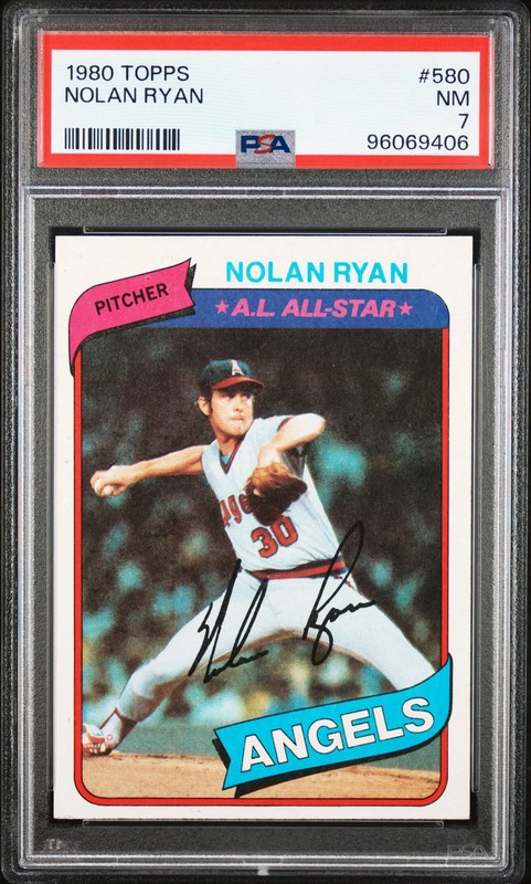 1980 Topps Nolan Ryan #580 PSA 7