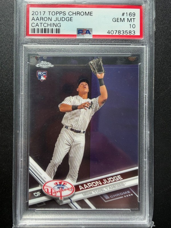 2017 Topps Chrome - Aaron Judge #169 (RC) Psa 10