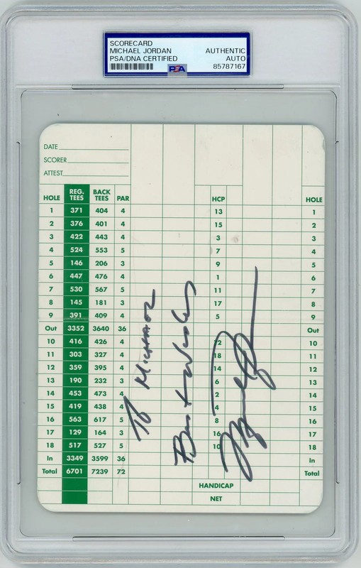 1992 Michael Jordan PSA A Auto A