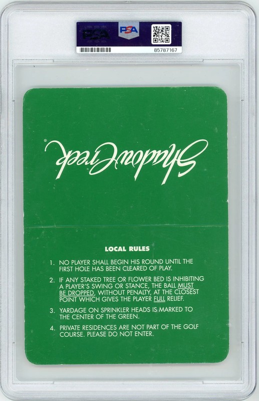 1992 Michael Jordan PSA A Auto A view 2