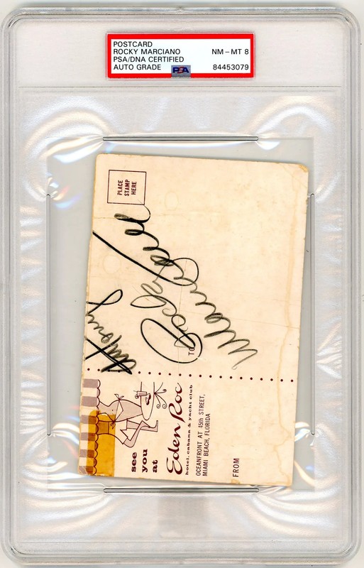 2009 Rocky Marciano PSA A Auto 8