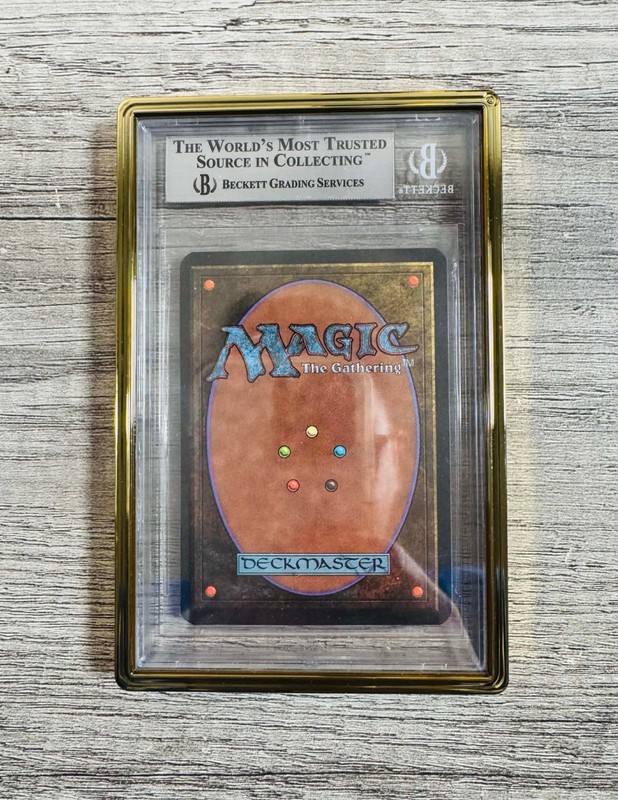1993 MTG Magic The Gathering Alpha Black Lotus bgs 9 view 2