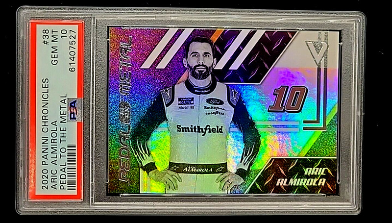 2020 Panini Chronicles Pedal To The Metal 38 Aric Almirola PSA 10 Gem Mint POP 1